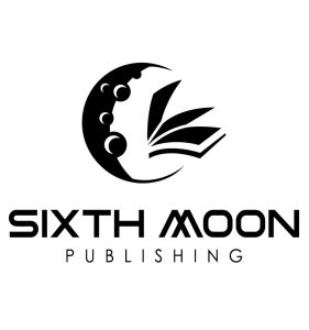 Sixth Moon Publishing Logo in black on white background